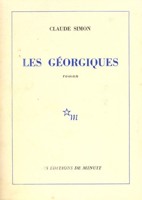 Les géorgiques - Claude J. Simon - Livre