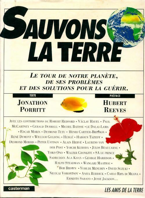 Sauvons la terre - Jonathon Porritt - Livre