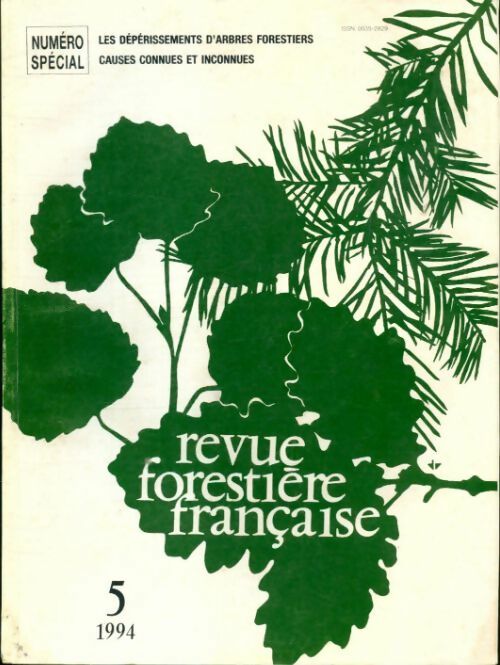 Revue forestière française 1994 n°5 - Collectif - Livre