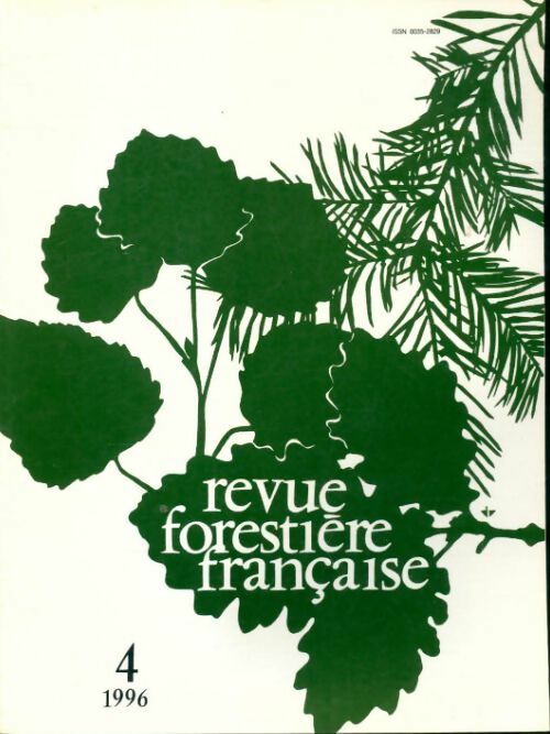 Revue forestière française 1996 n°4 - Collectif - Livre