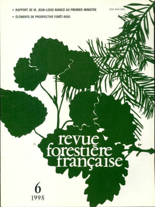 Revue forestière française 1996 n°6 - Collectif - Livre