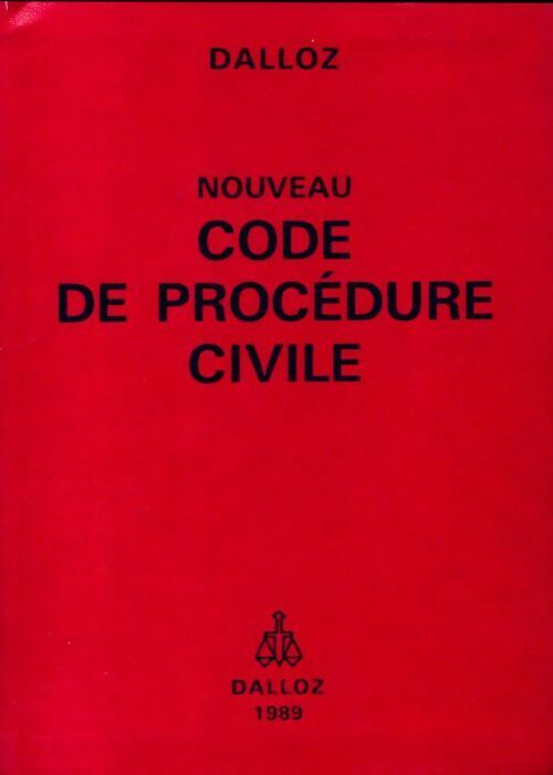 Nouveau code de procédure civile 1989 - Collectif - Livre