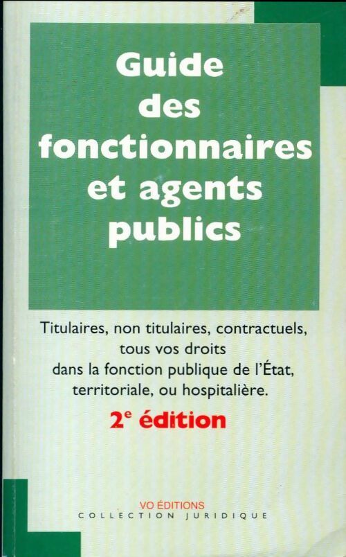 Guide des gestionnaires et agents publics - Collectif - Livre