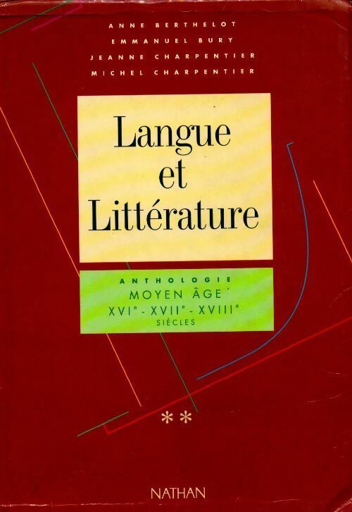 Moyen âge, XVIe, XVIIe, XVIIIe siècles - Collectif - Livre