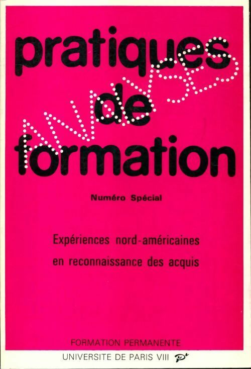 Pratiques de formation : Analyse - Collectif - Livre