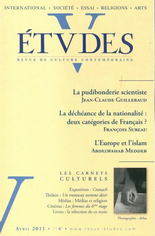 Etudes n°414-4 - Collectif - Livre