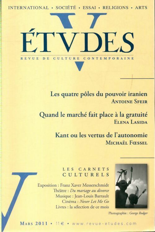 Etudes n°414-3 - Collectif - Livre