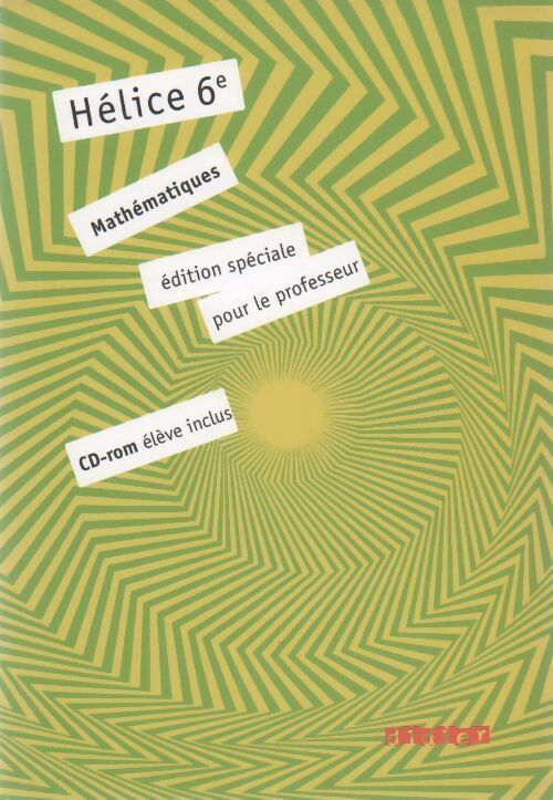 Hélice 6e. Version professeur - Collectif - Livre