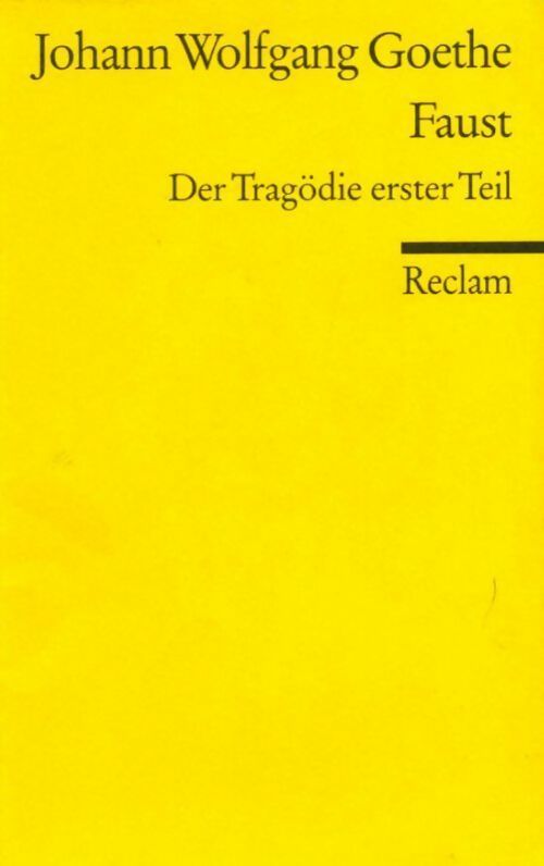 Faust - Johann Wolfgang Von Goethe - Livre