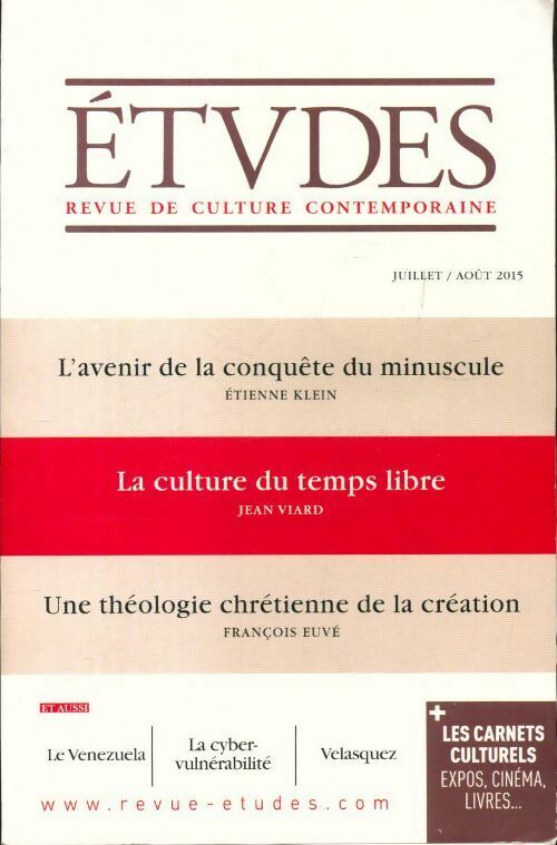 Etudes n°421-8 - Collectif - Livre