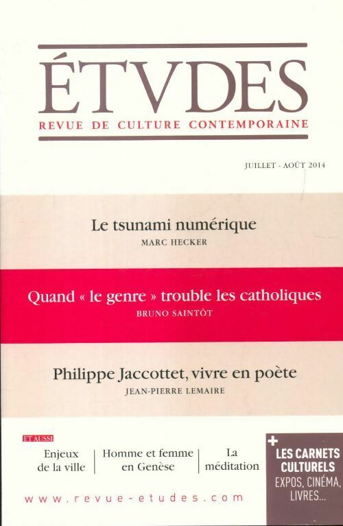 Etudes n°4207 - Collectif - Livre
