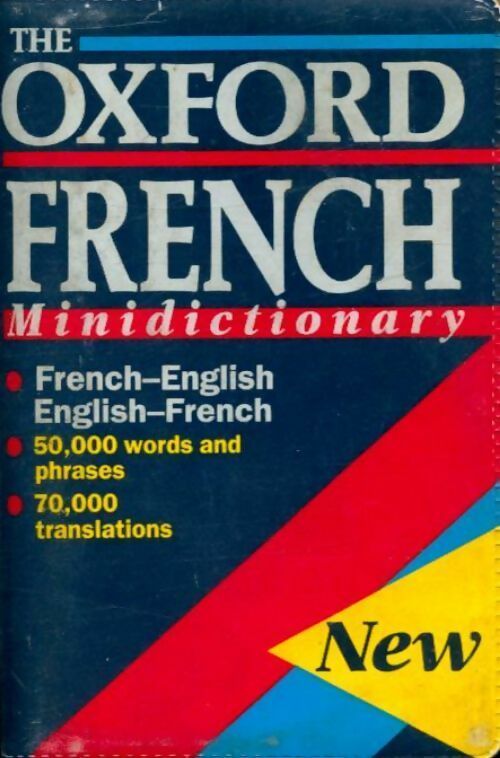 The oxford french minidictionary french-english english-french - Collectif - Livre