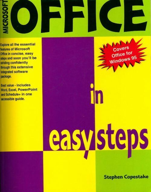 Office in easy steps. Covers office for windows 95 - Stephen Copestake - Livre