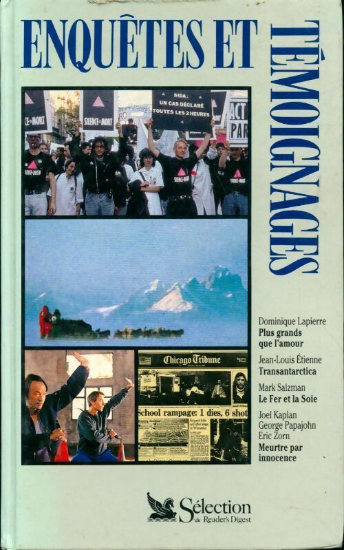Plus grands que l'amour / Transantartica / Le fer et la soie / Meurtre par innocence - Collectif - Livre