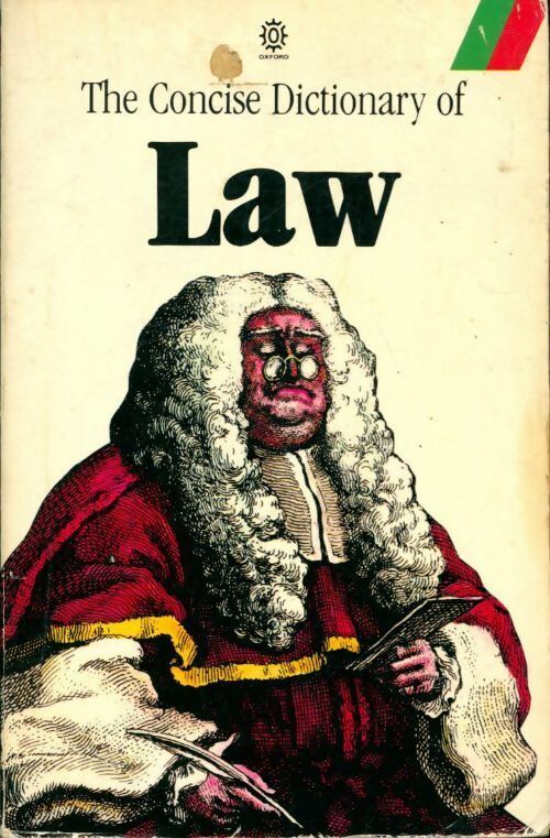 A concise dictionary of law - Collectif - Livre