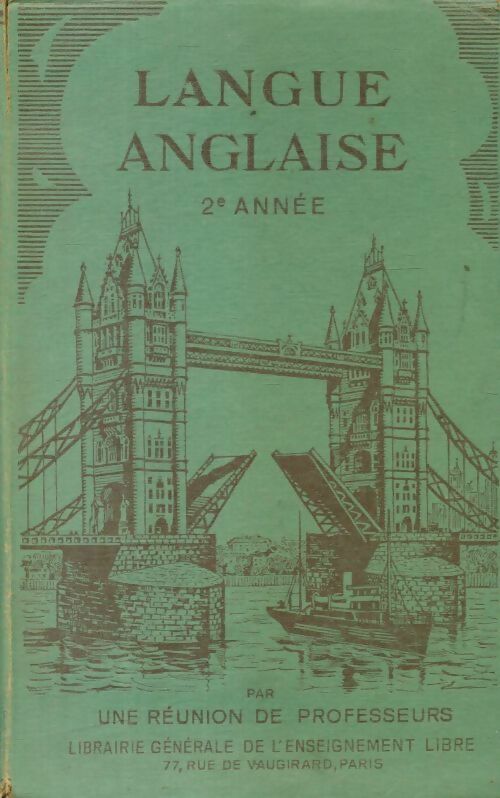 Cours de langue anglaise 5e - Collectif - Livre