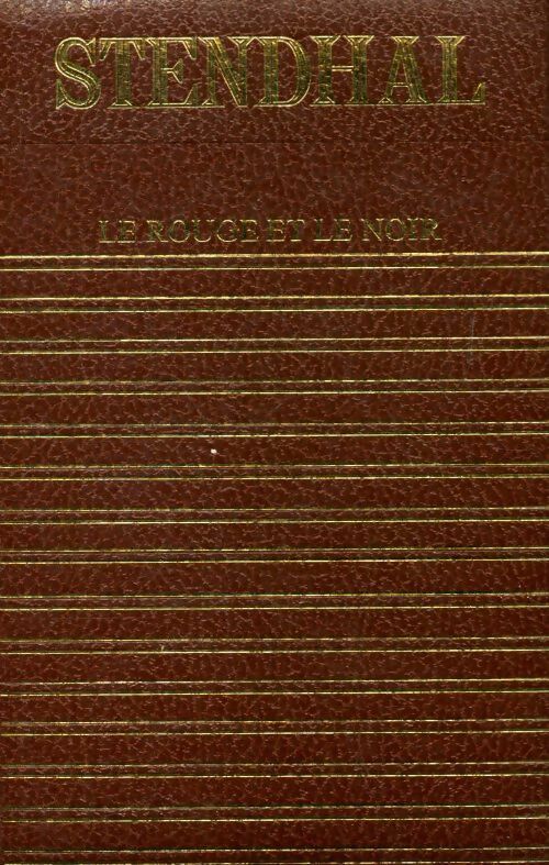 Le rouge et le noir - Stendhal - Livre