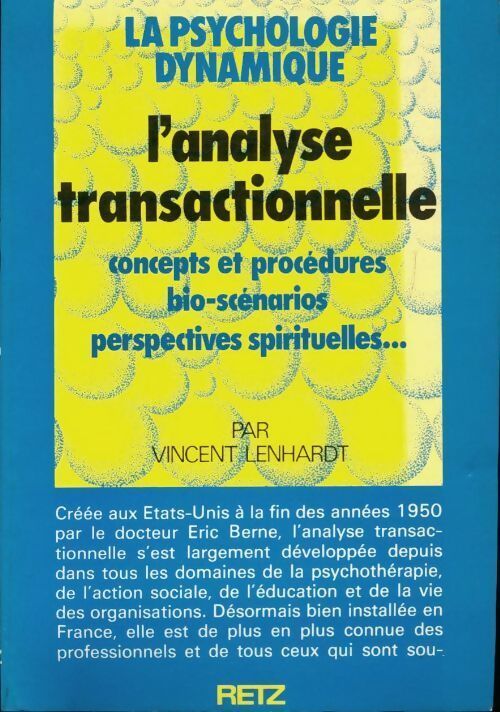L'analyse transactionnelle - Vincent Lenhardt - Livre