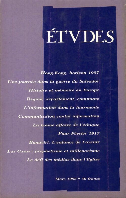 Etudes n°376-3 - Collectif - Livre