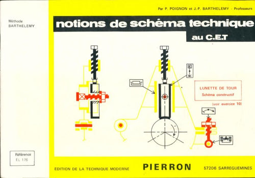 Notions de schéma technique au CET - Pierre Poignon - Livre