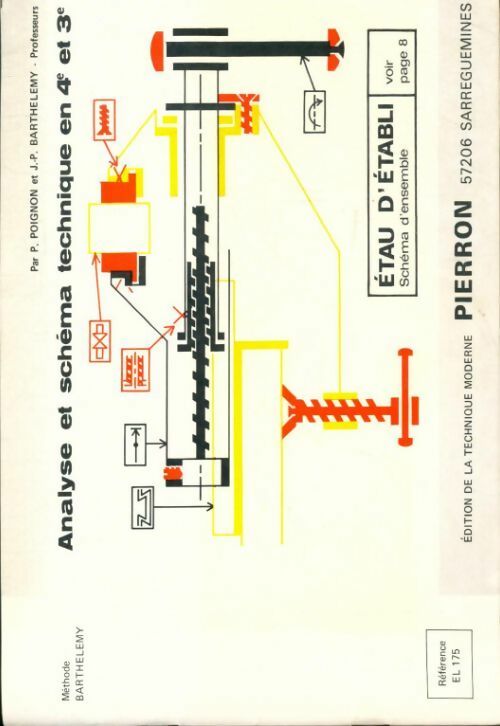 Analyse et schéma technique en 4e et 3e : étau d'établi - Pierre Poignon - Livre