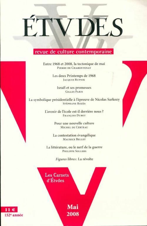 Etudes n°408-5 - Collectif - Livre