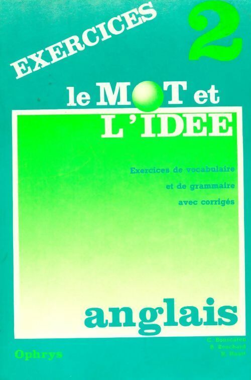 Le mot et l'idée 2. Anglais - Collectif - Livre