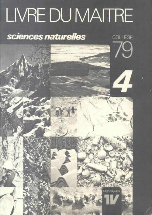 Sciences naturelles 4e, livre du maître - Collectif - Livre