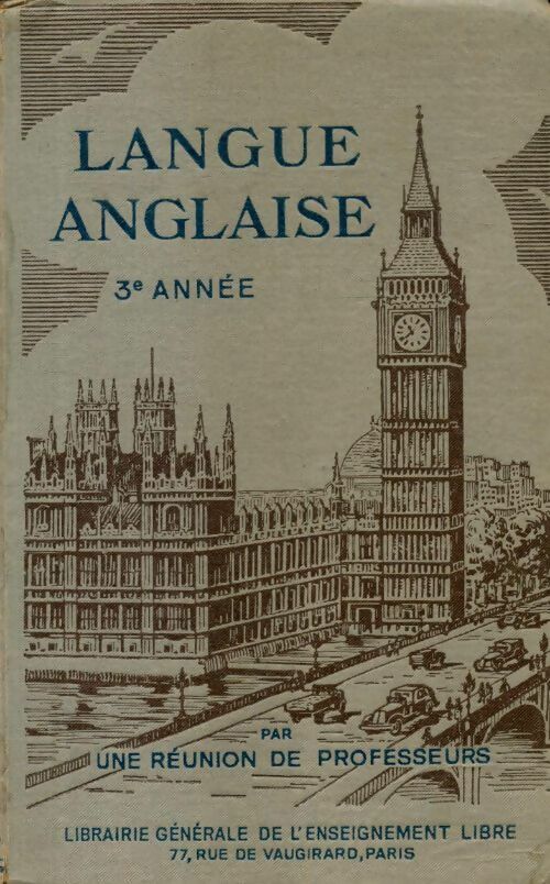 Langue anglaise 3è année - Collectif - Livre