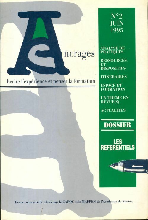 Ancrages n°2 : Les référentiels - Collectif - Livre