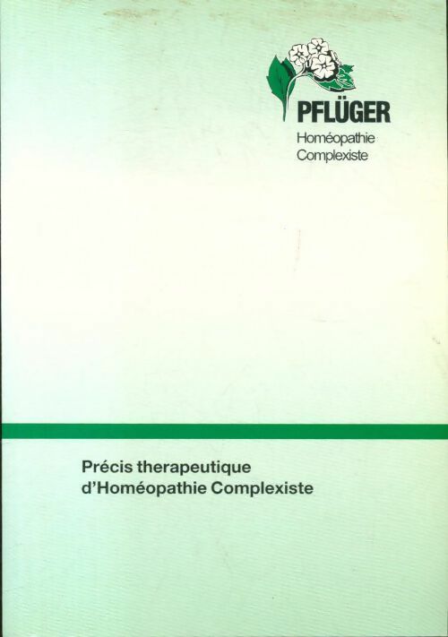 Précis de thérapeutique d'homéopathie complexiste - Collectif - Livre