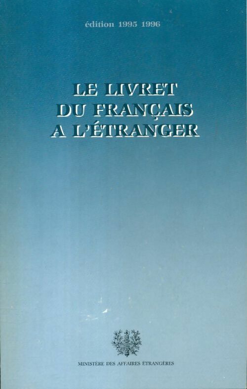 Le livre du français à l'étranger 95/96 - Collectif - Livre