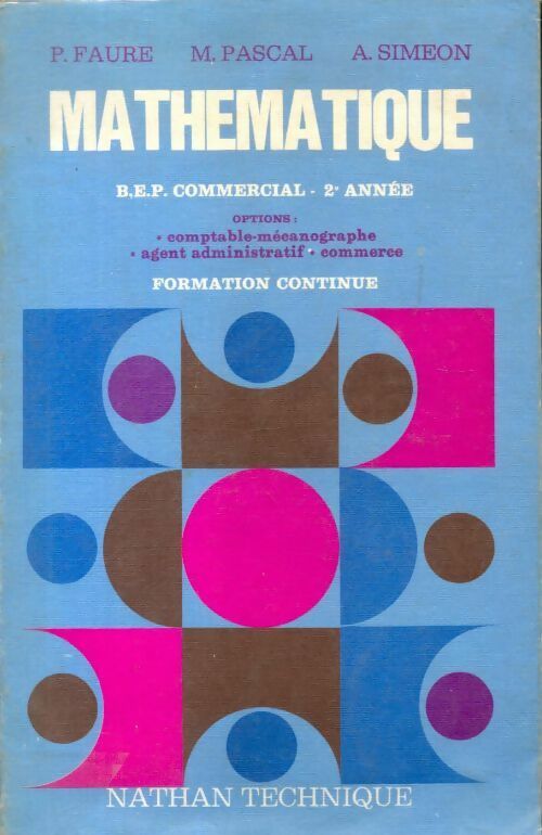 Mathématiques BEP commercial 2e année - Collectif - Livre