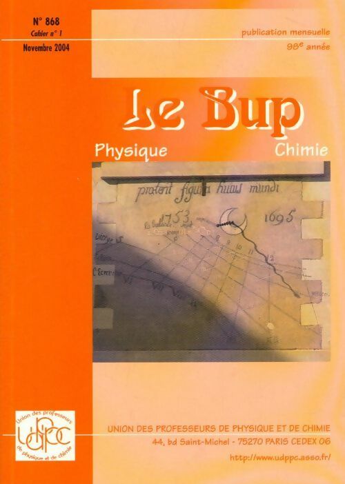 Le Bup n°868 cahier n°1 - Collectif - Livre