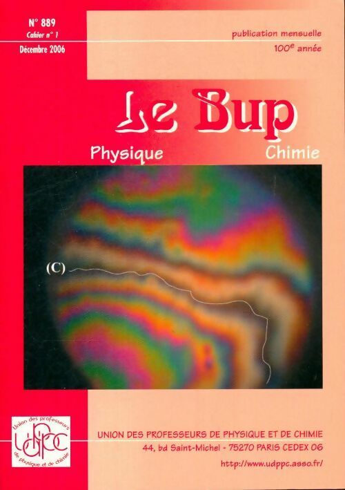Le Bup n°889 cahier n°1 - Collectif - Livre