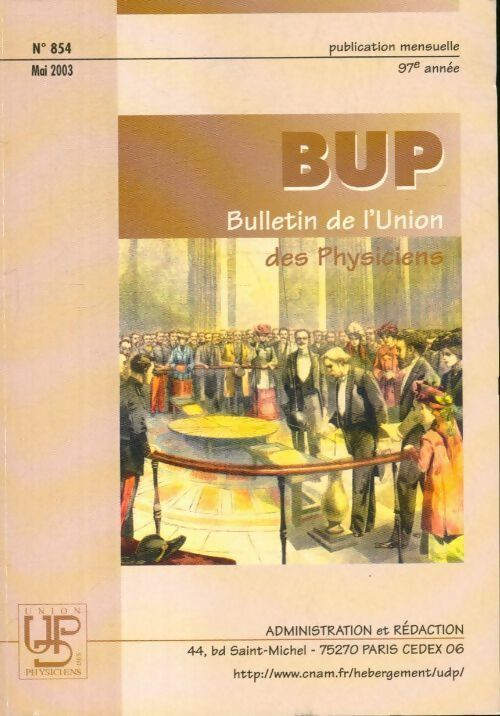 Bup n°854 - Collectif - Livre