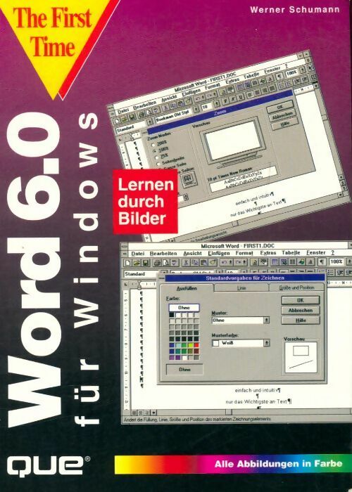 Word 6.0 für Windows - Werner Schumann - Livre