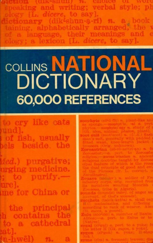 Collins national dictionary - Collectif - Livre
