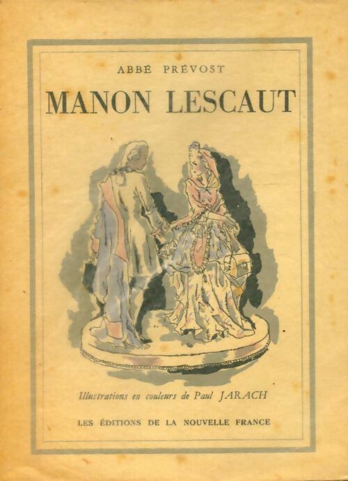 Manon Lescaut - Abbé Prévost - Livre