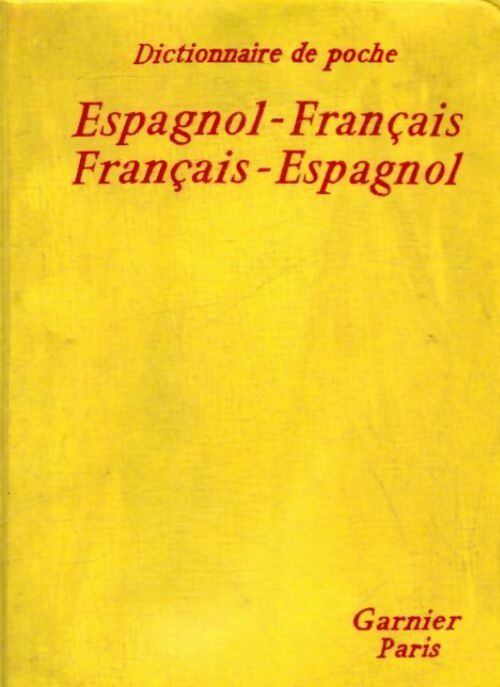 Dictionnaire de poche espagnol-français / français-espagnol - R. Larrieu - Livre