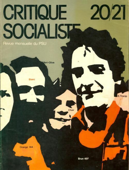 Critique socialiste n°20/21 - Collectif - Livre