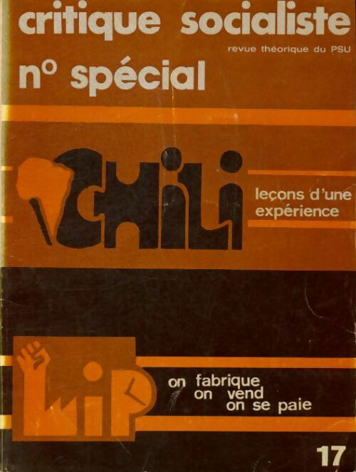 Critique socialiste n°17 - Collectif - Livre