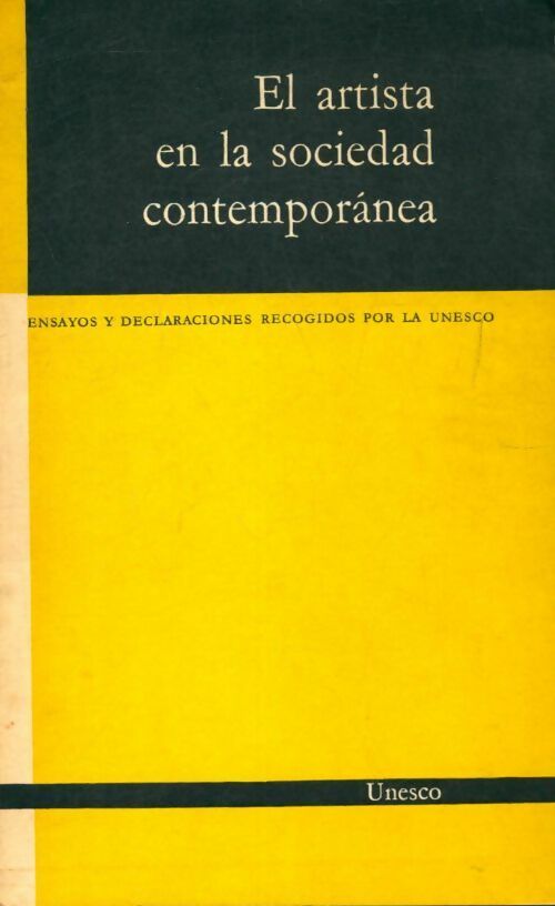 El artista en la sociedad contemporanea - Collectif - Livre