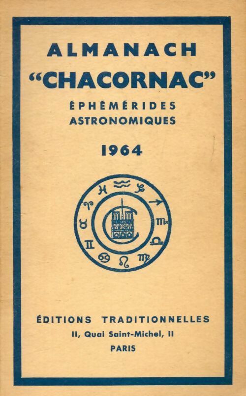 Almanach Chacornac éphémérides astronomiques 1964 - Collectif - Livre