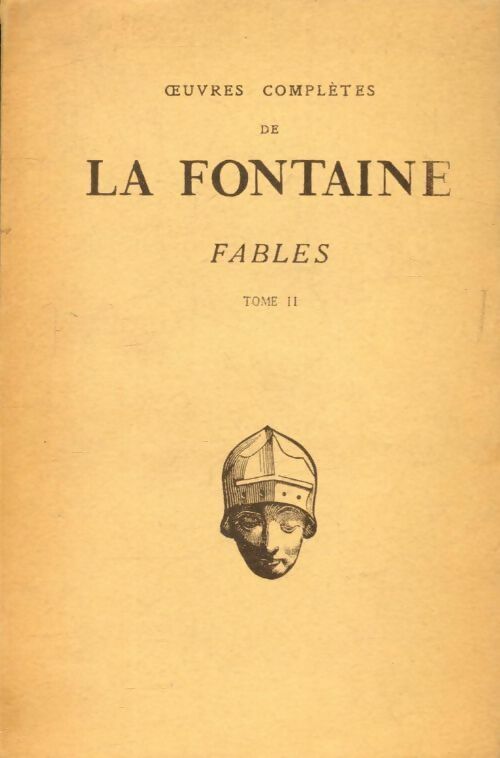 Fables Tome II - Jean De La Fontaine - Livre