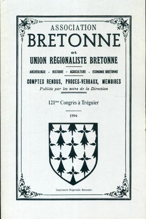 Association bretonne 1994 - Collectif - Livre
