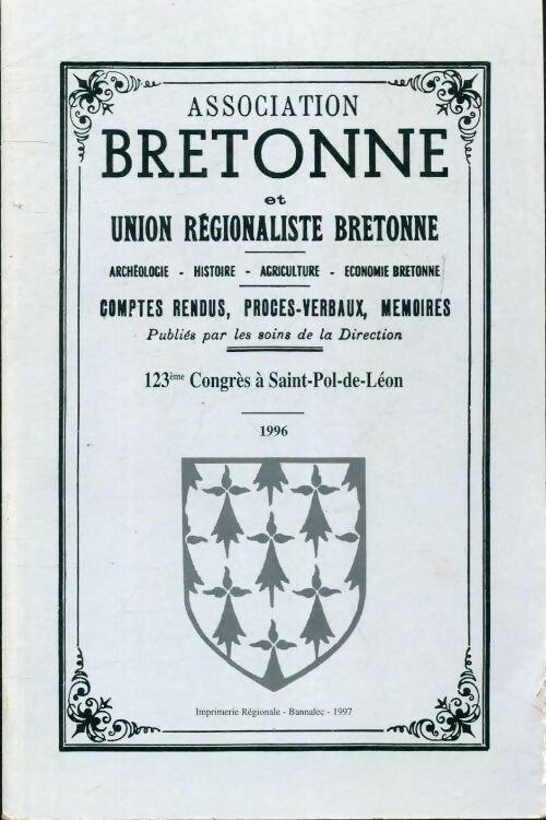 Association bretonne 1996 - Collectif - Livre