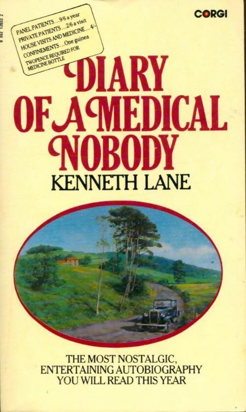 Diary of a médical nobody - Kenneth Lane - Livre