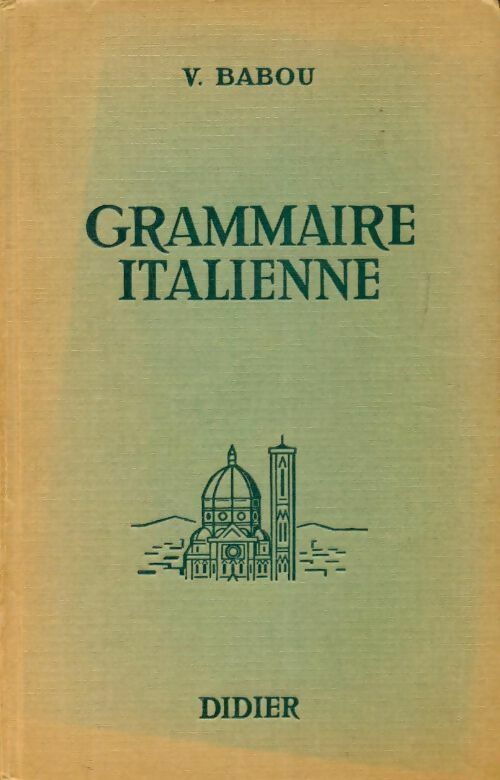 Grammaire italienne - J. Barou - Livre