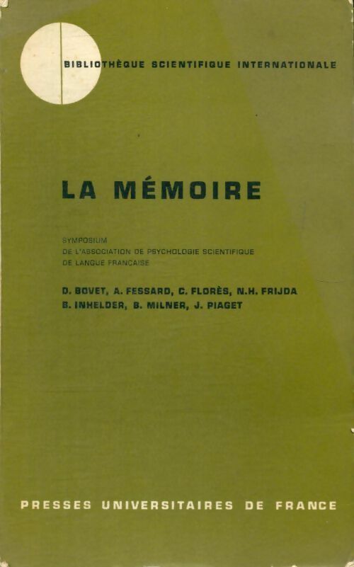 La mémoire - Collectif - Livre
